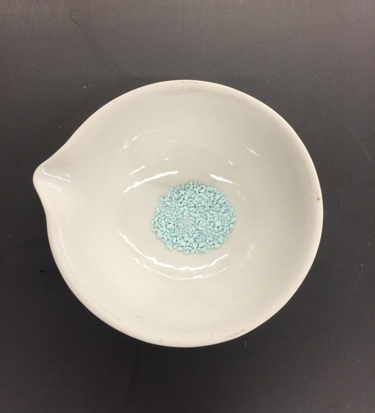 Megan's Chemistry Lab Blog Lab 5B Composition of a Copper Sulfate