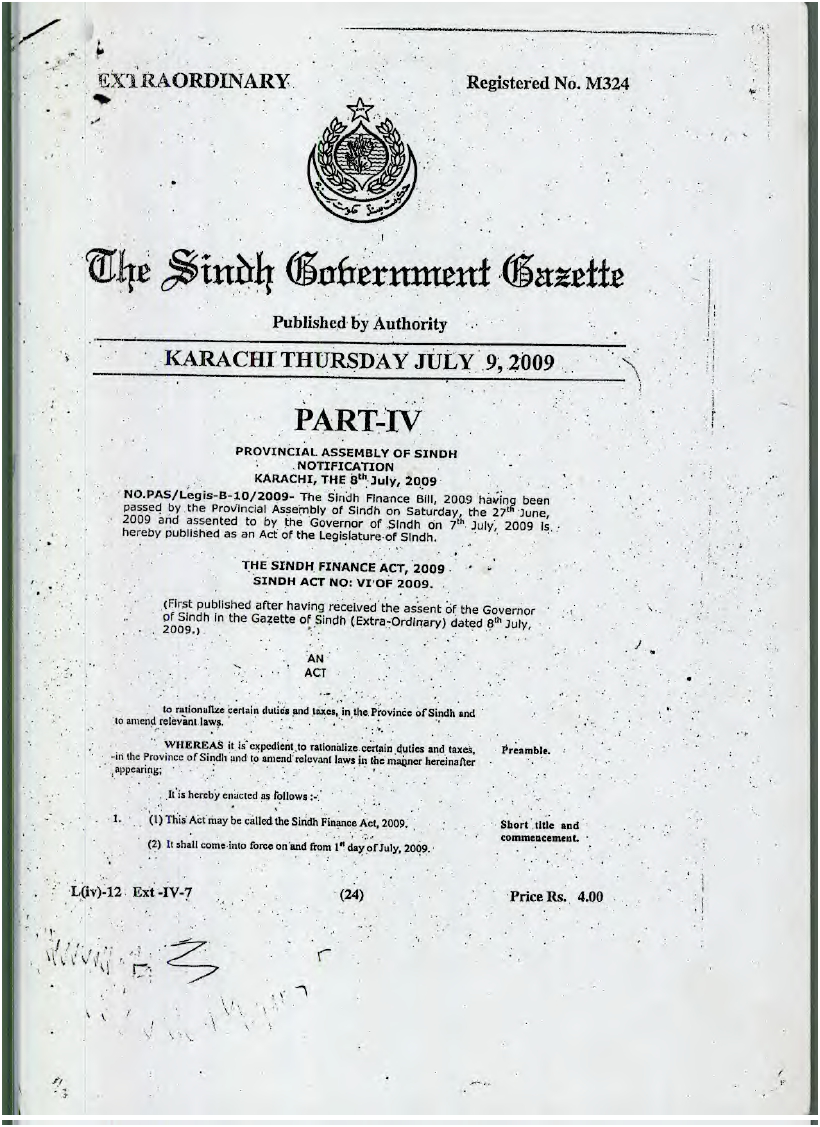 Rizwan Law Associates Stamp Act 1899