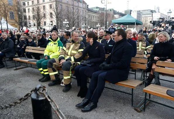 Crown Princess Victoria of Sweden and Prince Daniel attended a memorial concert at King's Garden for victims of 2017 Stockholm terrorist attack