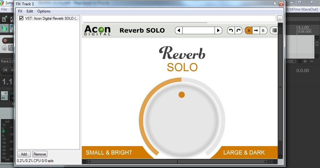 Plugin vst Reverb Solo
