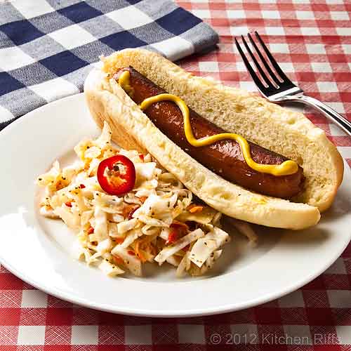 Kitchen Riffs Garlic Coleslaw