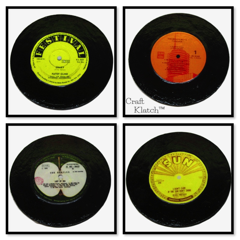 Craft Klatch Vinyl Record Coasters Diy Craft Klatch Another