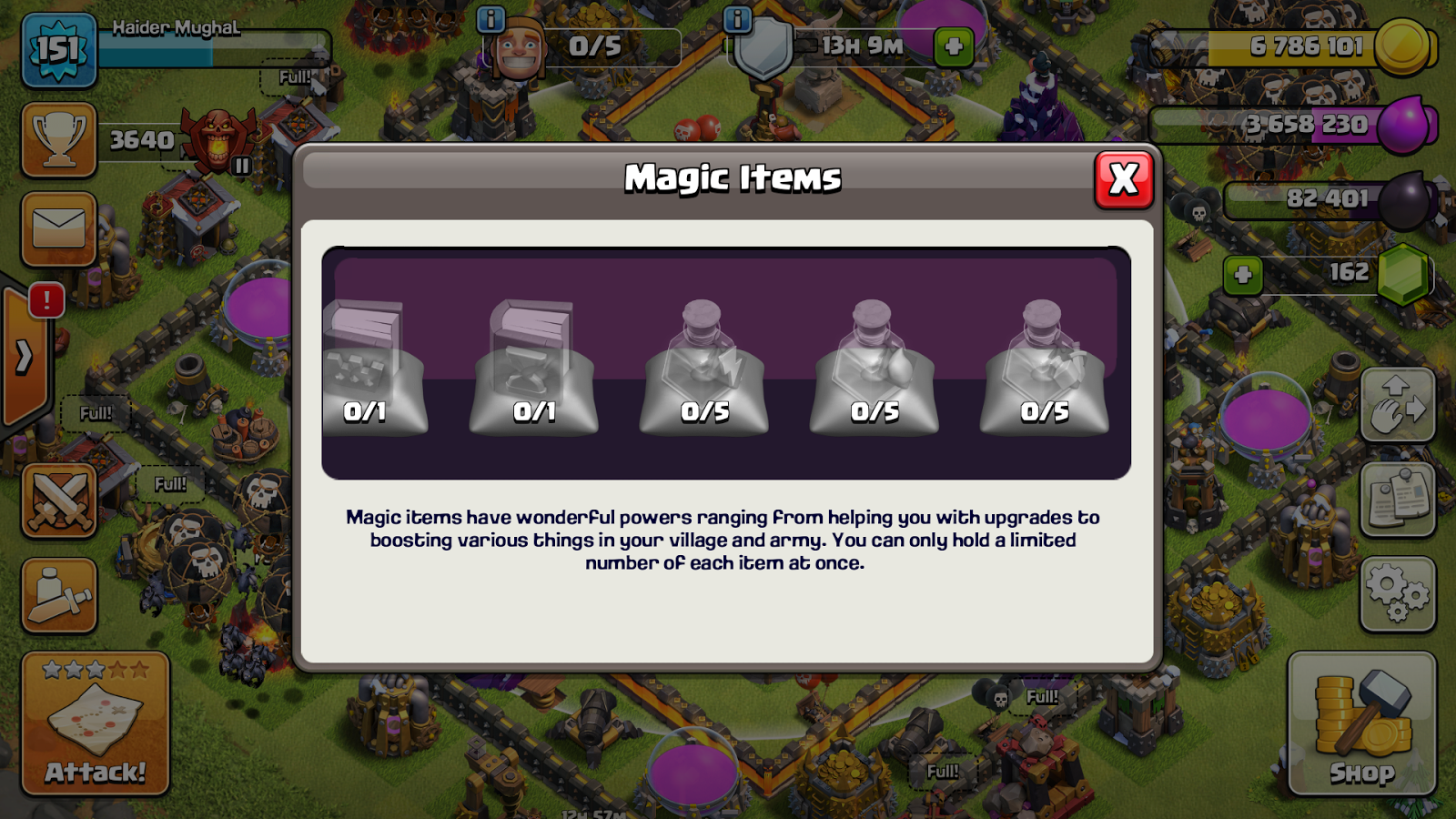 Clash Of Clan TH 12 In Blue Color Is Ready For Players And Magic