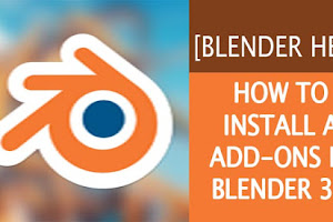 Cara memasang Add-ons Blender 3d Cara memasang Add-ons Blender 3d