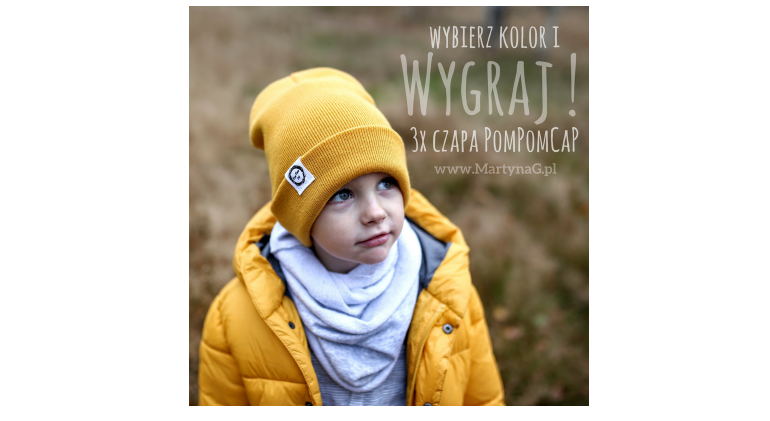 Do wygrania 3 czapy Pom Pom Cap dla Waszych Maluchów Konkurs