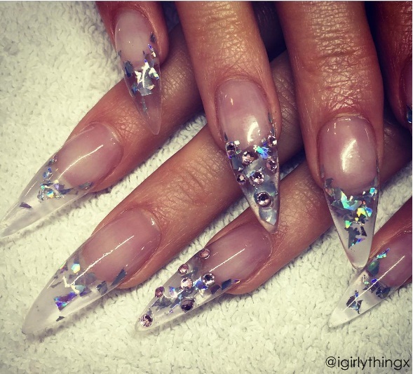 sharp stilettos