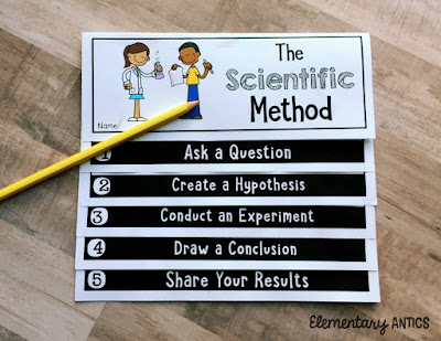 Use this Scientific Method Flip Book FREEBIE to guide your students with ANY experiment!