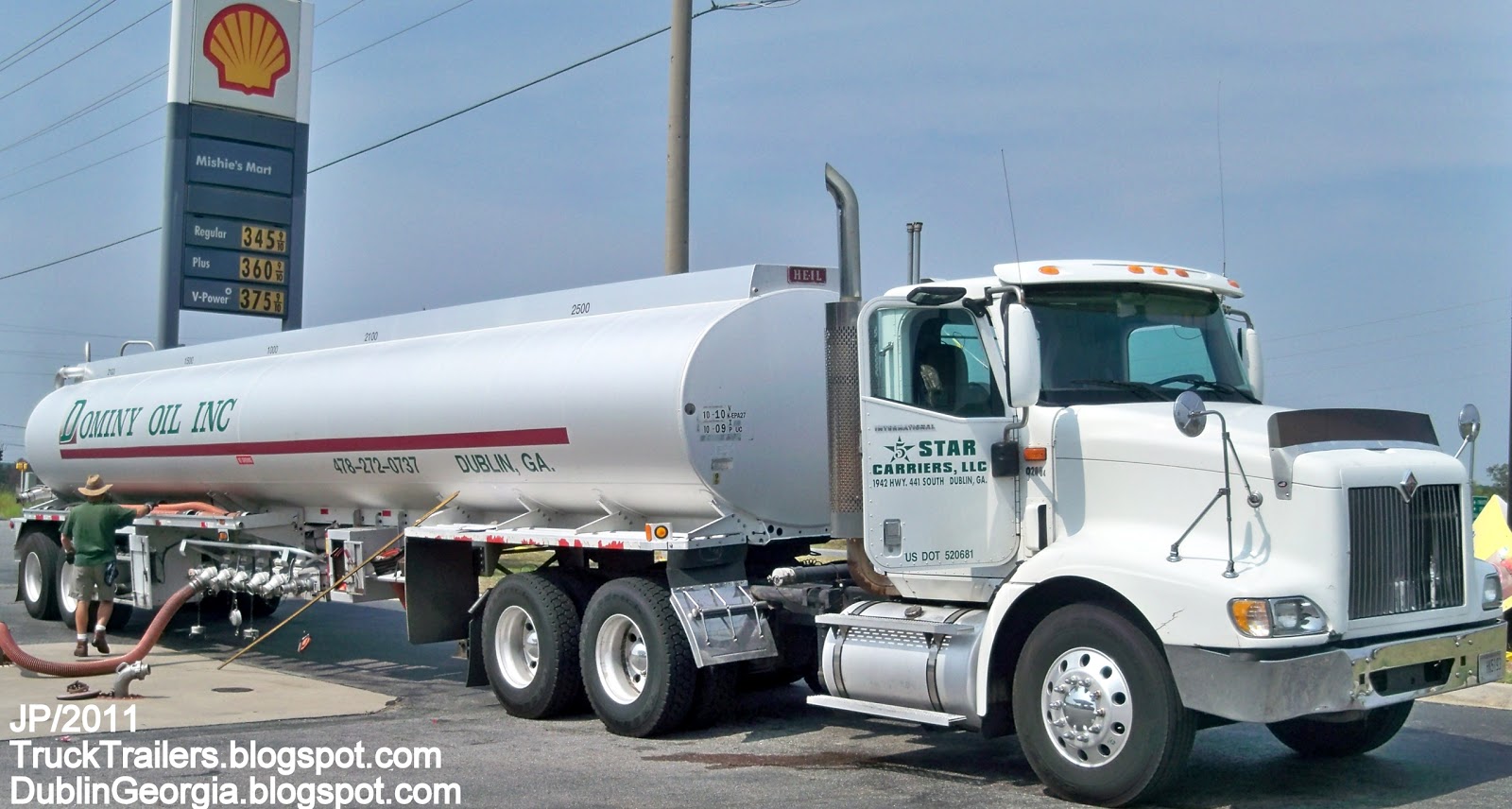 TRUCK TRAILER Transport Express Freight Logistic Diesel Mack Peterbilt