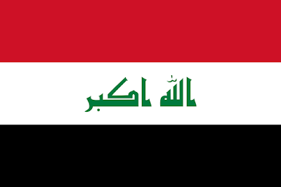 Logo Gambar Bendera Negara Irak PNG JPG ukuran 400 px