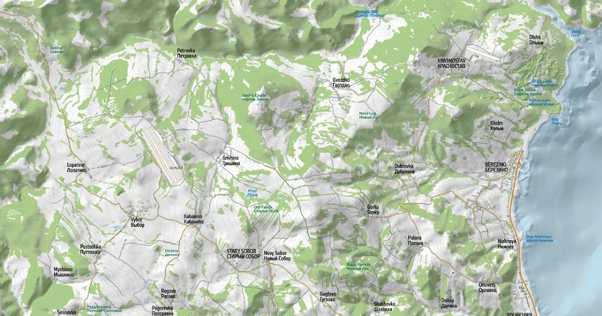 Подробная карта дейзи черноруссия