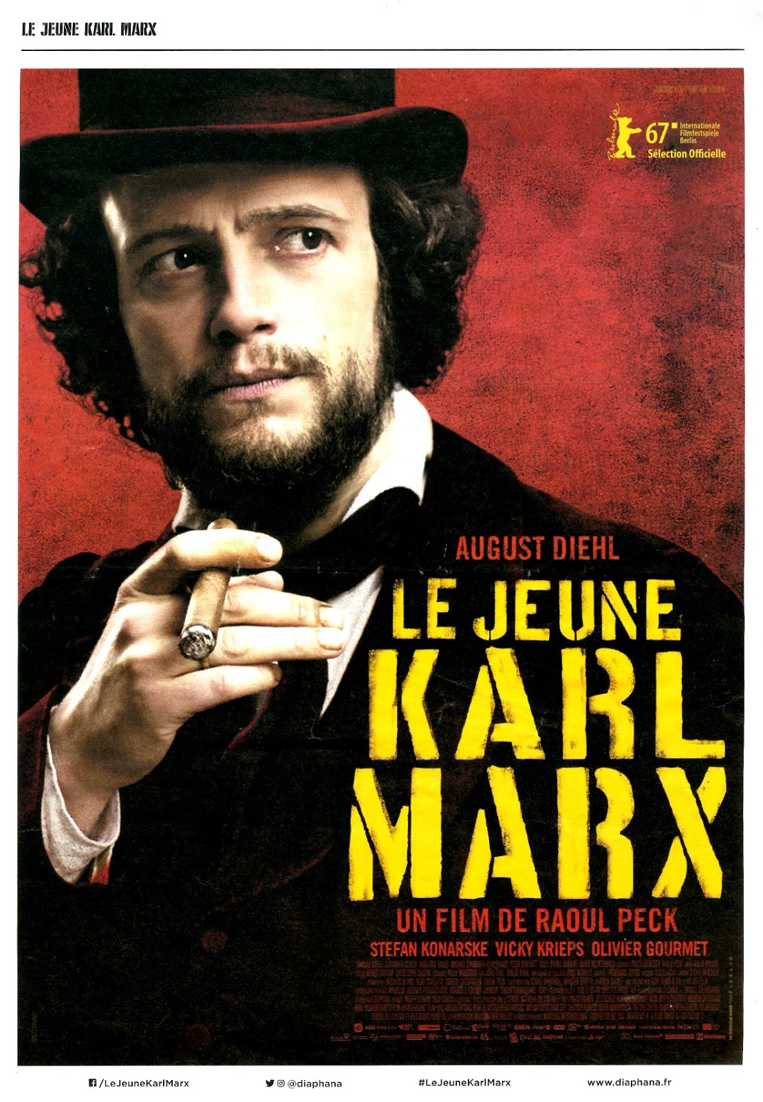 Cinégraphe Vous allez voir LE JEUNE KARL MARX