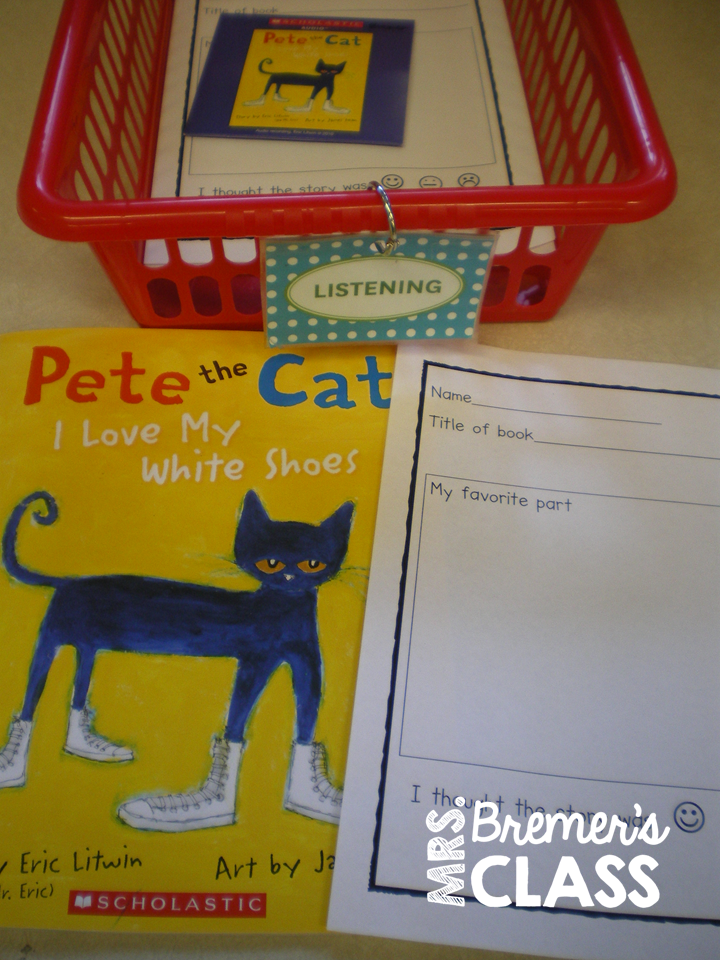 Literacy center activities for kindergarten mrs bremer s class
