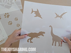 dinosaur instructions acrylic