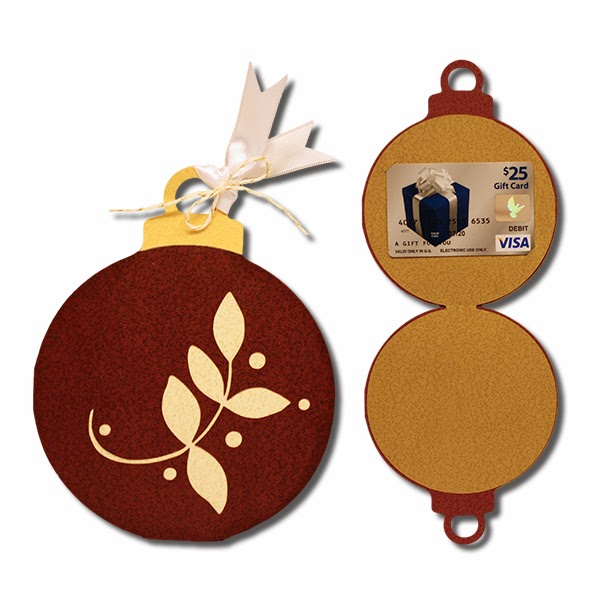 Ornament Gift Card Holders Bits of Paper