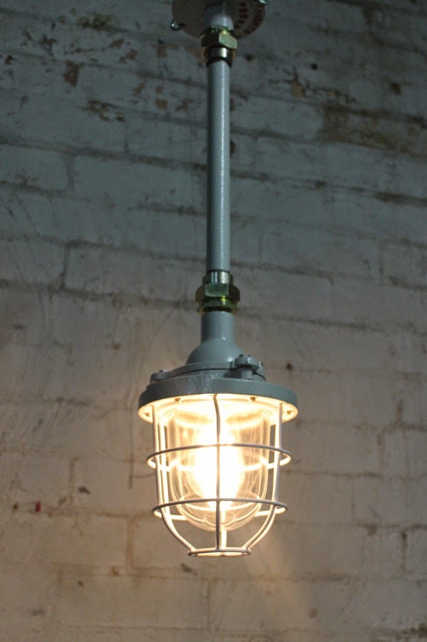 Retro industrial ceiling lamps