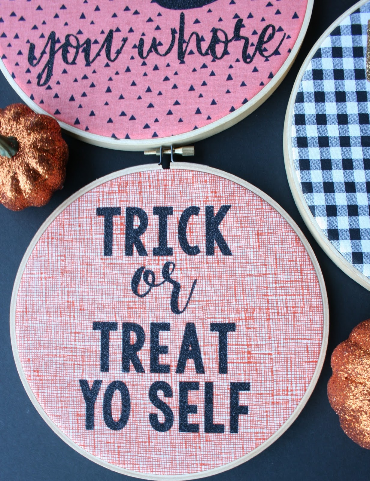 Not So CliShéa DIY Iron On Embroidery Hoop Art with Cricut EasyPress!