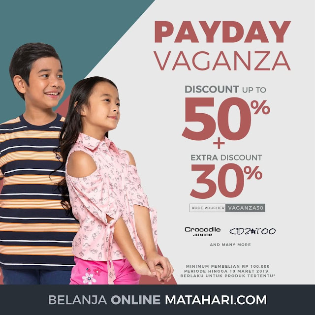 #Matahai - #Promo Voucher PAYDAY VAGANZA Diskon Hingga 50% + Extra 30% #Matahai - #Promo Voucher PAYDAY VAGANZA Diskon Hingga 50% + Extra 30%