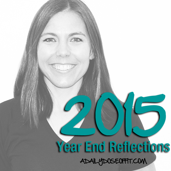 Thoughts on 2015 from a health and fitness blogger.