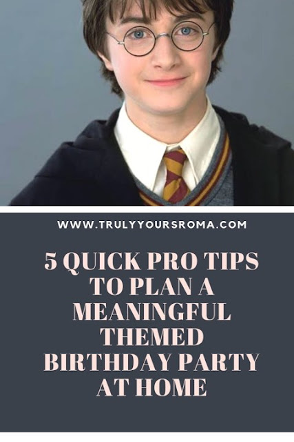 how to plan Harry Potter Themed Birthday Party