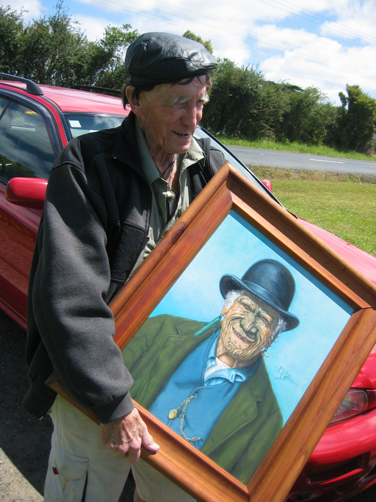 roguish NZ'S FAMOUS ART mate Goldie is in Nelson