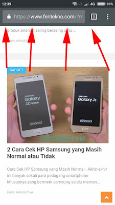 cara mengganti Theme mobile address bar