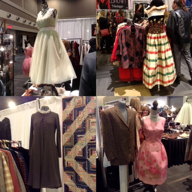 High Heels in the Wilderness: Further Adventures in Vintage Assorted fifties dresses from Ottawa Vintage Clothing Show