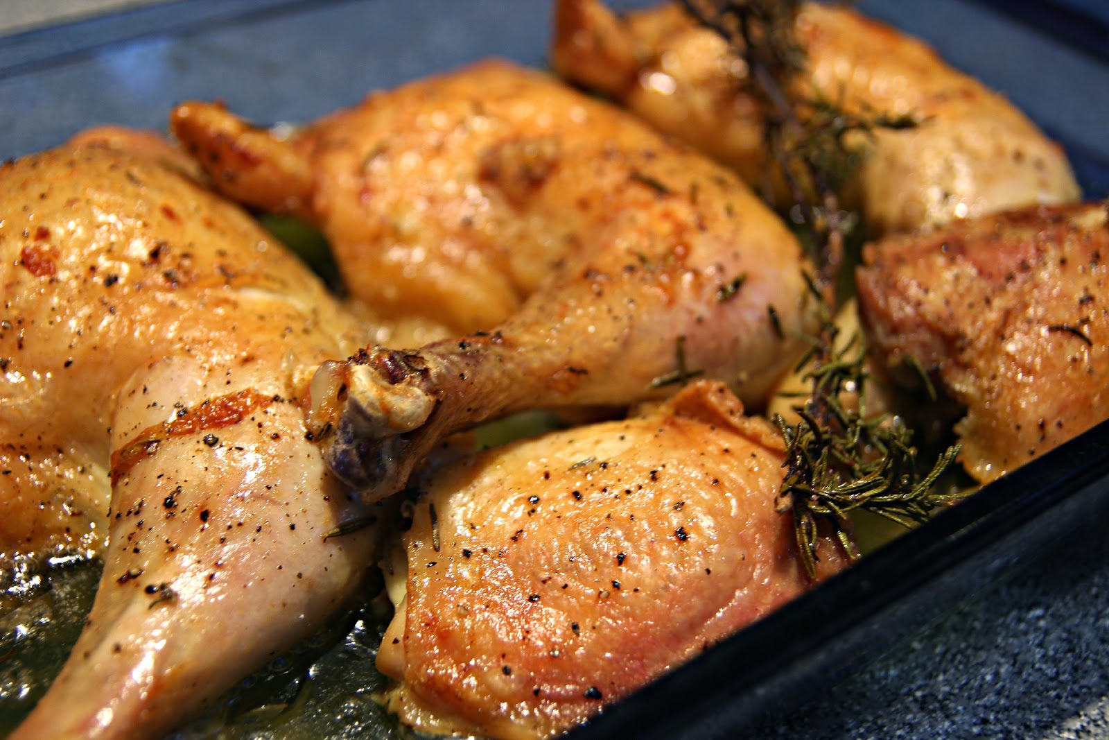 The Wife of a Dairyman Churned in Cali Easiest Rosemary Roasted Chicken