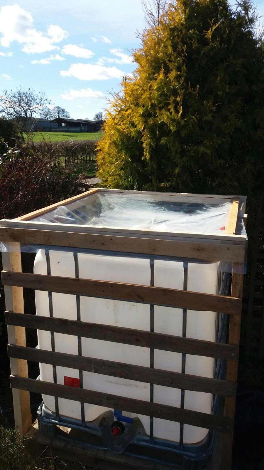 Our Smallholding Adventure IBC tanks, duck ponds and fencing