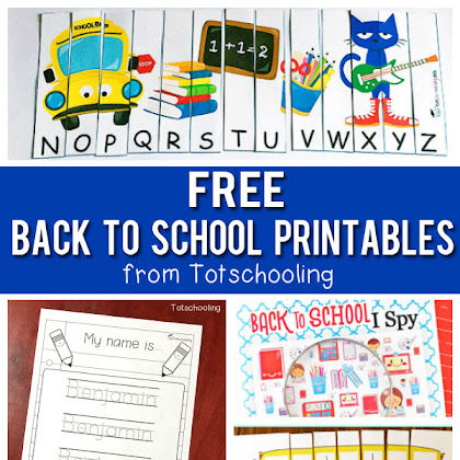 Free Back To School Printables For Kids