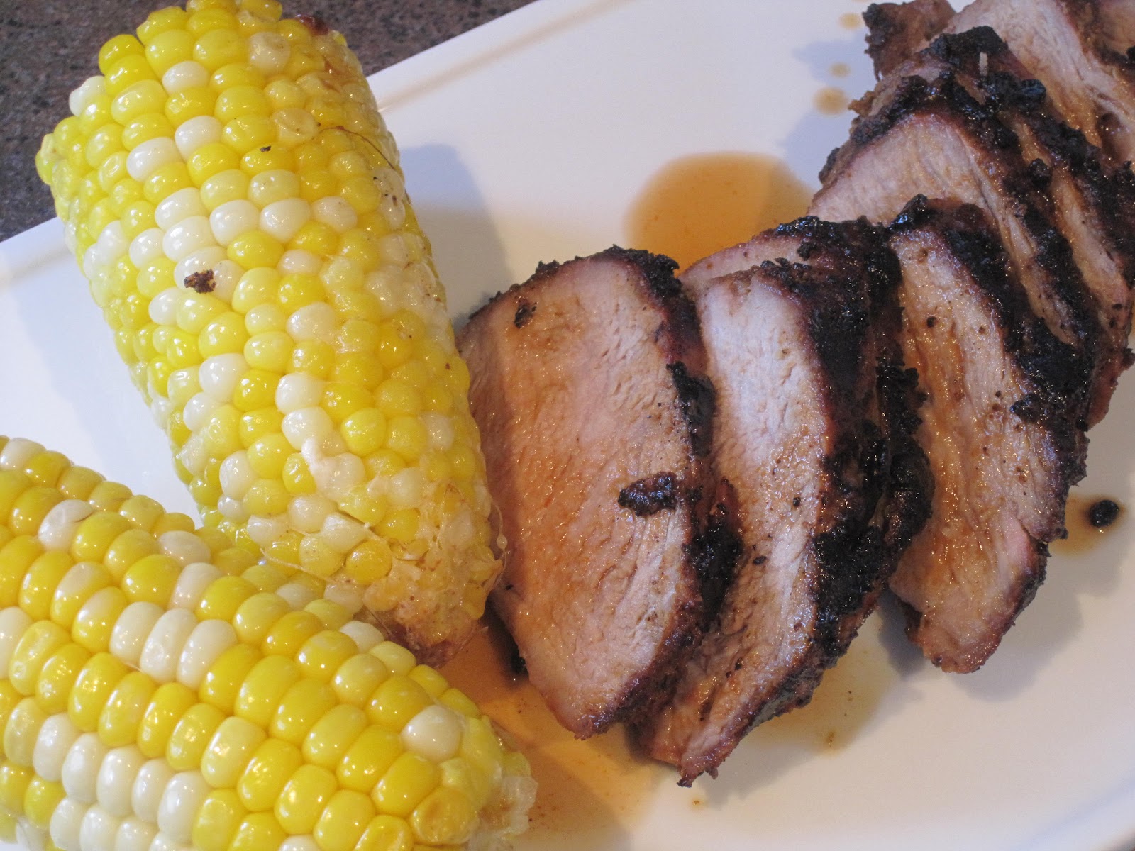 Red Deer Foodie Grilled Pork Tenderloin with Corn on the Cob
