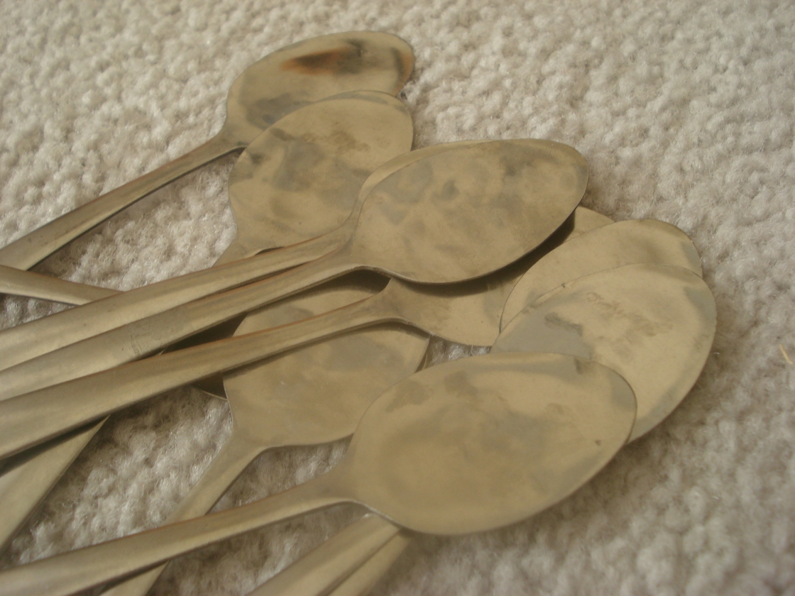 Rainy Tuesday Mornings Hammered Spoon Place Settings