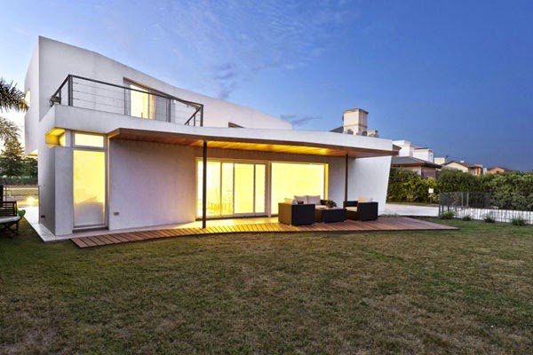 Facades of minimalist homes
