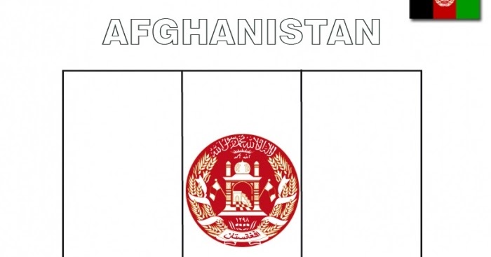 Geography Blog: Afghanistan flag coloring picture