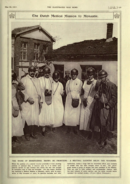 The Dutch Medical Mission to Monastir (Bitola) - May 16, 1917 - The Illustrated war News