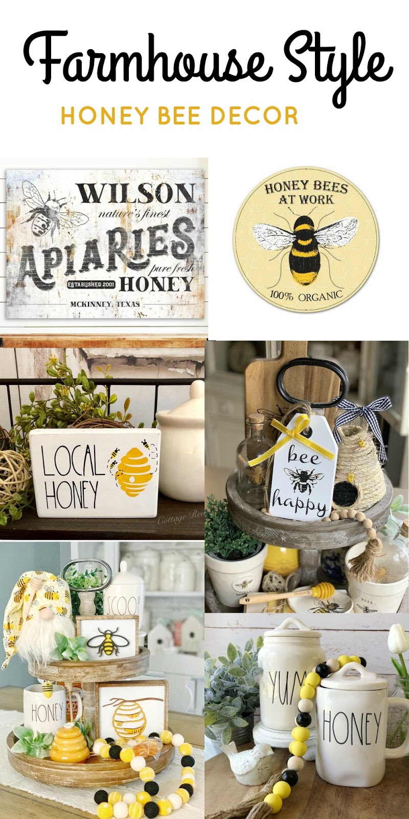 Brandi Raae Farmhouse Style Honey Bee Decor