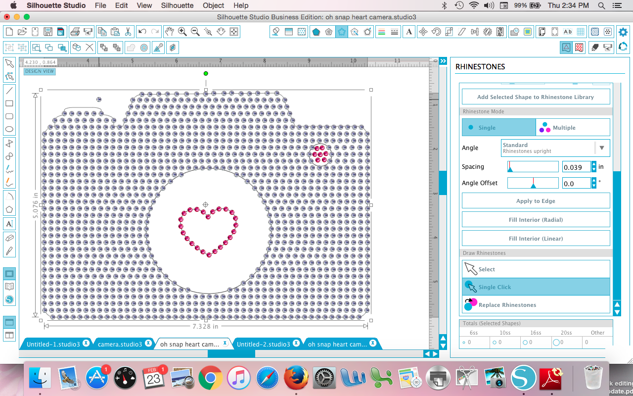 Make Realistic Rhinstone Mock Ups in Silhouette Studio Silhouette School