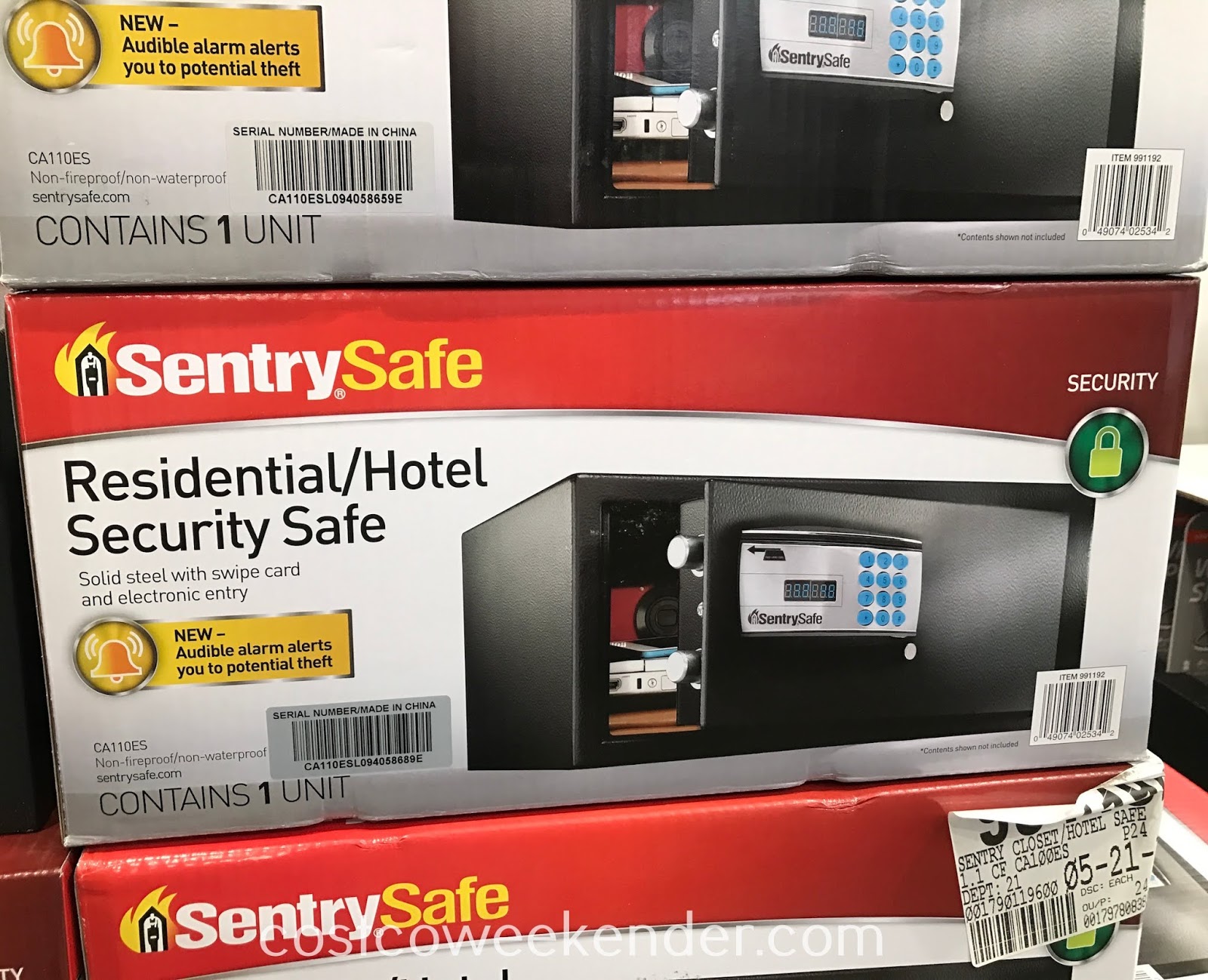 SentrySafe Residential/Hotel Security Safe (CA110ES) Costco Weekender