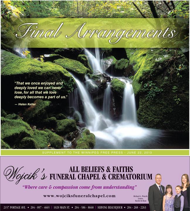 Winnipeg Funeral Home Wojcik's Funeral Chapel Winnipeg Final