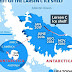The Larsen C ice shelf has broken free into the Southern Ocean