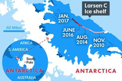 The Larsen C ice shelf has broken free into the Southern Ocean