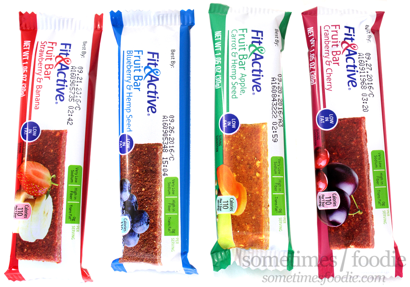 Sometimes Foodie 4 Flavors of Fit & Active Fruit Bars Aldi