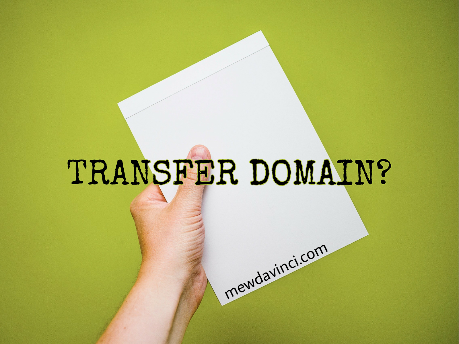 Proses transfer nama domain