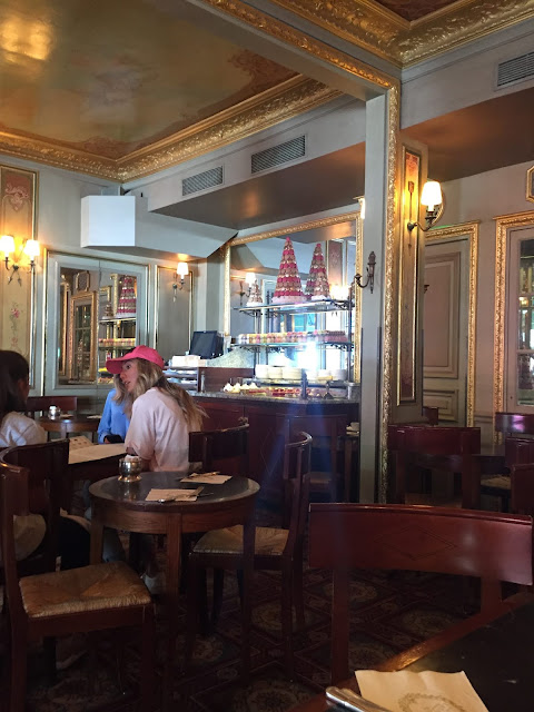 Afternoon cakes in Paris at Laduree Afternoon cakes in Paris at Laduree