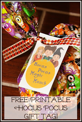 Hocus Pocus Magic Munch Mix + Gift Tag Printable