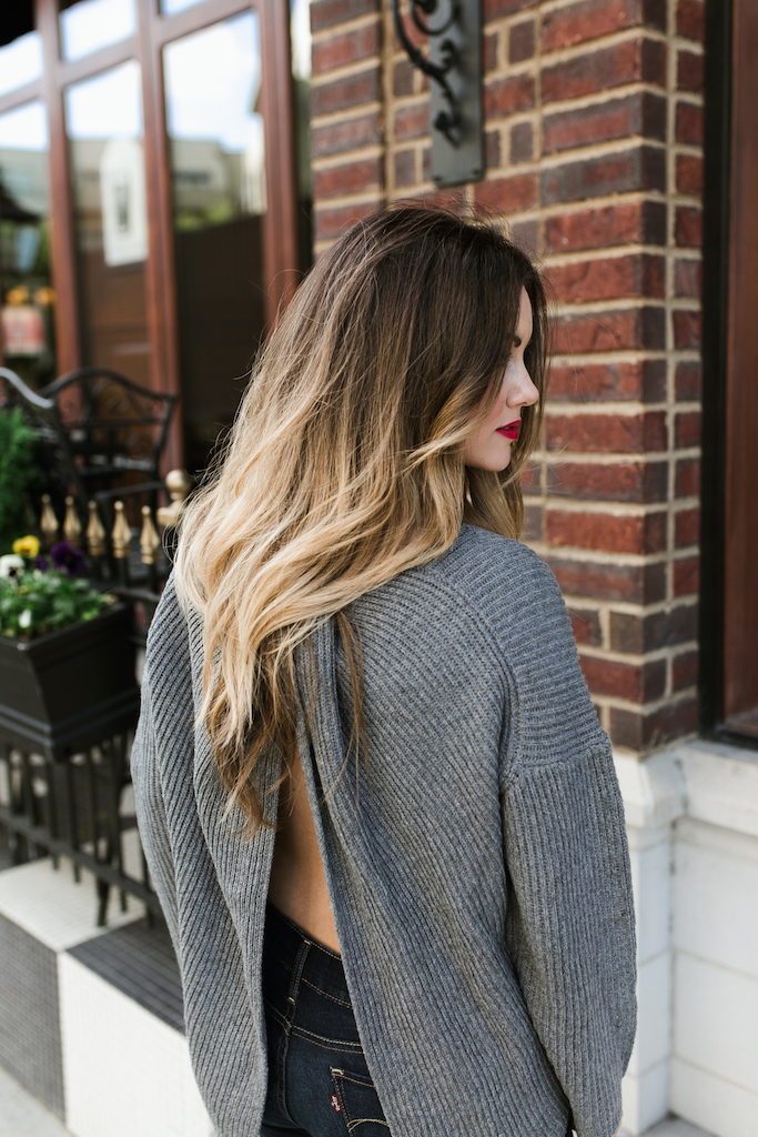 Open Back Sweater KBStyled Nashville Fashion Blog
