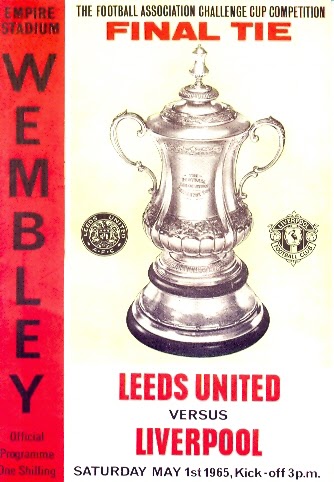 1965 FA Cup Poster of Programme Leeds Utd 