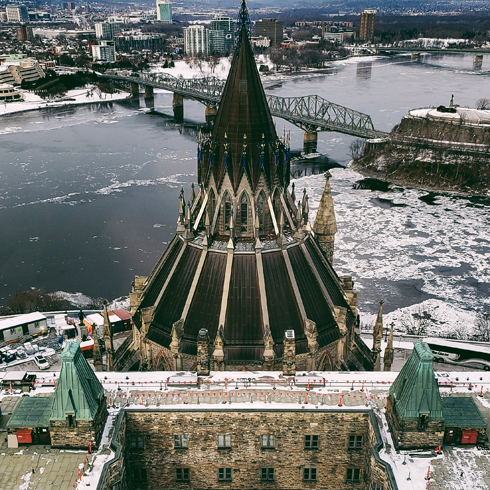 Peace Tower Parliament View Ottawa
