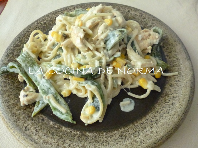 PASTA A LA POBLANA La Cocina de Norma