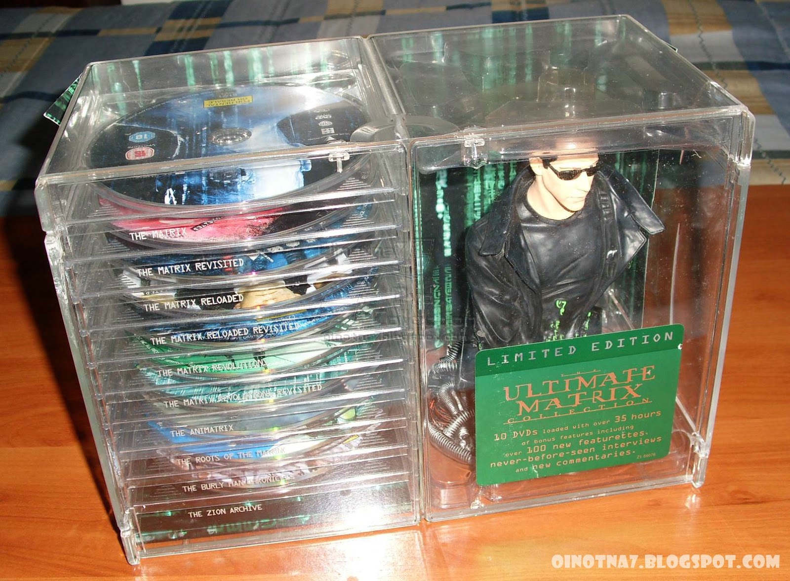 Oinotna7s Dvd Collection Ultimate Matrix Collection Limited Edition R2 Uk 
