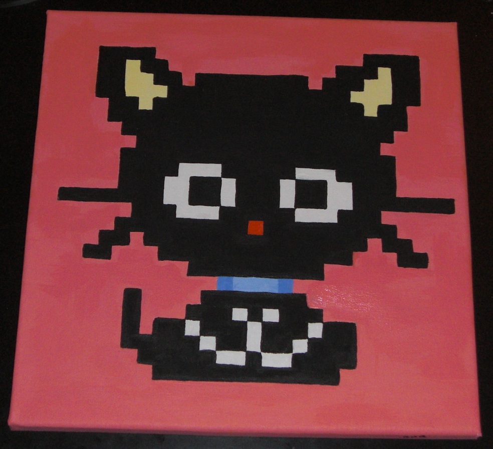 draadje's blog My first pixel painting